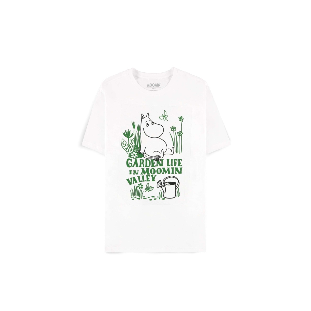 Moomin - Garden life in moomin valley Unisex Tshirt - Wit